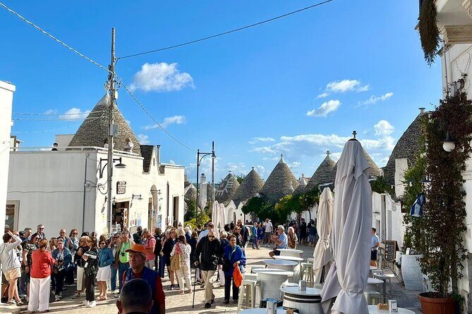 Alberobello & Matera Tour with Tasting and Guide - from Bari - Alberobello Trulli Walk Plus Taralli And Olive Oil Tasting