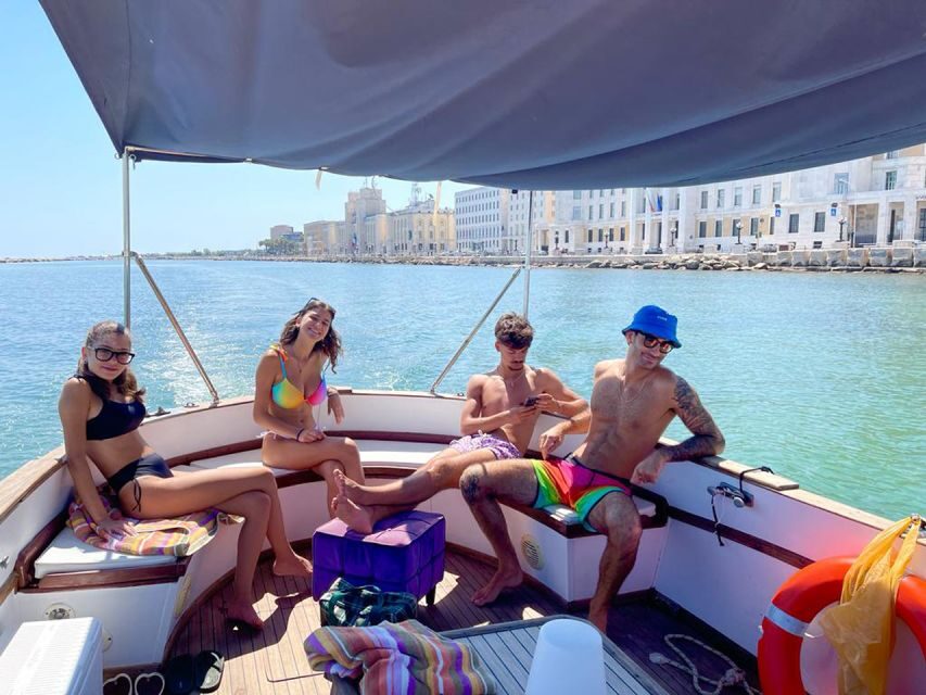 Bari by boat: admire the city from the sea with Aperitivo - What a Vintage Gozzo Ride Feels Like (Small Boat, Real Motion)