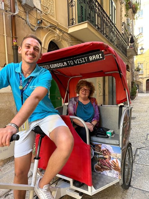 Bari: Old Town Guided Eco-Friendly Rickshaw Tour - The sea-front contrast that helps you place the city