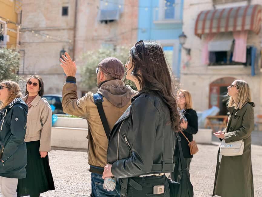 Bari: Street Food Walking Tour with Wine Tasting - Piazza Mercantile and the squares where Bari shows its face