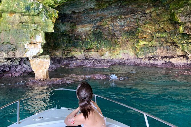 Boat tour of the Polignano a Mare caves with aperitif - Lama Monachile and Domenico Modugno: The Postcard From Sea Level