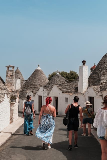 From Bari: Full-day tour to Polignano and Alberobello - Lunch break in Polignano: plan for meals you actually want