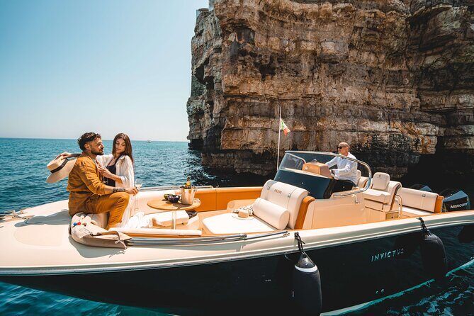 Polignano a Mare: Private Boat Tour with Champagne - 2 hours - Skipper and boat handling: what matters when the sea gets rough