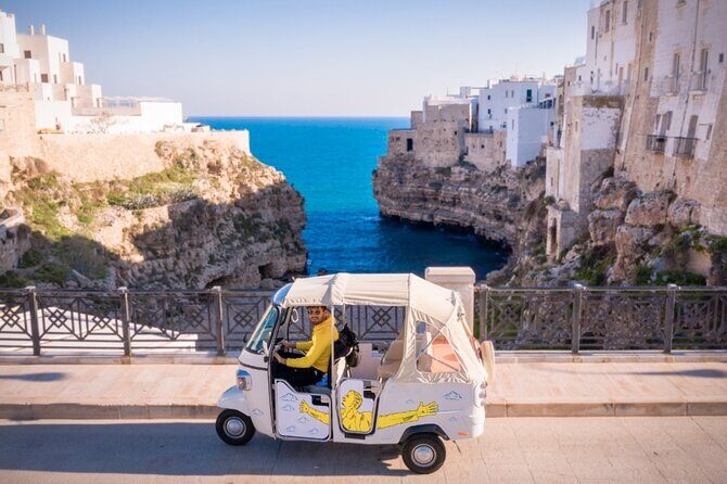 Polignano Coast with Private Tuk Tuk Tour and View of the Caves - Price and value for a private tour for two