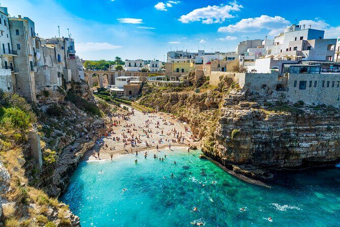 Private transfer from Bari Airport to Polignano a mare - Bari-Palese Pickup: Your Name on the Sign