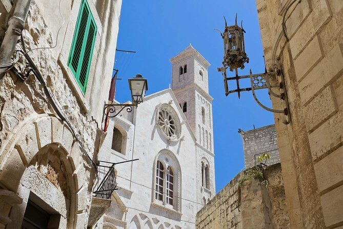 Walking tour of Bari <em>private tour</em> – Price: what $108.37 per person really buys’ /><br />
At <strong>$108.37 per person</strong> for about 2 hours, this isn’t the cheapest walking tour option in Italy. But it’s priced like a guided experience with real value built in.</p>
<p><p>First, you’re paying for the private format. That means you’re funding the guide time for your group only, instead of sharing attention with a larger crowd. For many people, that’s the difference between a rushed overview and a tour that feels like it’s for you.</p>
</p>
<p><p>Second, <strong>admission is included</strong> for the Basilica San Nicola visit. On many tours, you end up paying extra once you’re there. Here, part of the cost is already wrapped in.</p>
</p>
<p><p>Third, the tour includes both sightseeing and a food component—street snacks plus watching <strong>orecchiette</strong> being made. That’s often the part that costs extra if you try to recreate it on your own.</p>
</p>
<p><p>One realistic expectation: because it’s a private 2-hour walk, you won’t cover every corner of Bari. You’re buying a strong highlight route with a guide who helps you understand what you’re seeing.</p>
</p>
<h2 id="who-should-book-this-bari-private-walk">Who should book this Bari private walk</h2>
<p>private tour</em> – Who should book this Bari private walk’ /><br />
This tour fits best if you:</p>
<ul>
<li>Want a <strong>first-timer-friendly</strong> Bari overview without getting lost</li>
<li>Like history but don’t want a museum marathon</li>
<li>Care about food culture and want a specific local skill—orecchiette shaping—up close</li>
<li>Prefer a <strong>private guide</strong> who can adjust the pace</li>
</ul>
<p><p>It may be less ideal if you want long indoor time in multiple buildings, or if you dislike walking for a couple of hours. It’s also weather-dependent, so plan to go in with flexibility.</p>
</p>
<p><p>One more small planning thought: this experience is often booked around <strong>69 days in advance</strong> on average. That’s a hint it’s popular, and you’ll likely have a better selection of times if you reserve earlier.</p>
</p>
<h2 id="should-you-book-this-private-tour-in-bari">Should you book this private tour in Bari?</h2>
<p>Yes—if you want a short, high-impact way to understand Bari’s old-town identity and you’re excited about food. The combo of San Nicola inside access (upper church and crypt), cathedral and castle-side views, and the orecchiette street-food moment is a strong use of your time.</p>
<p><p>Book it especially if you appreciate a guide who keeps things comfortable in tough conditions. The Michella pacing stories matter, because walking tours can feel rough when the weather turns.</p>
</p>
<p><p>Skip it only if you need a lot of unhurried sitting time, or if your plans are so fixed you can’t handle a weather-related change.</p>
</p>
<h2 id="faq">FAQ</h2>
<h3 id="how-long-is-the-walking-tour-of-bari">How long is the walking tour of Bari?</h3>
<p>The tour lasts about 2 hours.</p>
<h3 id="where-does-the-tour-start-and-end">Where does the tour start and end?</h3>
<p>It starts at <strong>Porto di Bari</strong> and ends back at the same meeting point.</p>
<h3 id="is-this-tour-private">Is this tour private?</h3>
<p>Yes. It’s a private tour, and only your group will participate.</p>
<h3 id="what-do-i-visit-at-basilica-san-nicola">What do I visit at Basilica San Nicola?</h3>
<p>You’ll have a guided visit inside the basilica, including the upper church and the crypt. The admission ticket is included, and the stop is about 20 minutes.</p>
<h3 id="does-the-tour-include-food-or-orecchiette">Does the tour include food or orecchiette?</h3>
<p>Yes. You’ll sample street foods and see how orecchiette pasta is made.</p>
<h3 id="is-the-tour-offered-in-english">Is the tour offered in English?</h3>
<p>Yes, it’s offered in English.</p>
<h3 id="is-pickup-available">Is pickup available?</h3>
<p>Pickup is offered, and the meeting point is near public transportation.</p>
<h3 id="when-will-i-get-confirmation-after-booking">When will I get confirmation after booking?</h3>
<p>Confirmation is received within 48 hours of booking, subject to availability.</p>
<h3 id="whats-the-cancellation-policy">What’s the cancellation policy?</h3>
<p>Free cancellation is available. You can cancel up to 24 hours in advance for a full refund.</p>
<h3 id="what-happens-if-the-weather-isnt-good">What happens if the weather isn’t good?</h3>
<p>The experience requires good weather. If it’s canceled due to poor weather, you’ll be offered a different date or a full refund.</p>
</div><aside class="btg-post-sidebar">    <div class="btg-booking">
                    <a class="btg-booking-image" href="https://www.viator.com/tours/Bari/Bari-walking-tour/d4226-117662P1" target="_blank" rel="nofollow noopener sponsored" aria-label="Walking tour of Bari *private tour*">
                <img decoding="async" src="https://m.baritravelguide.com/wp-content/uploads/walking-tour-of-bari-private-tour.jpg" alt="" loading="lazy" />
            </a>
                <div class="btg-booking-body">
                    <p class="btg-booking-platform">Official tickets via <strong>Viator</strong></p>
                            <p class="btg-booking-price">From <strong>$108.37</strong> <span>per person</span></p>
        
        <p class="btg-booking-section-label">Check Availability</p>
        <div class="btg-booking-dates">
                            <a class="btg-booking-date btg-booking-date--today" href="https://www.viator.com/tours/Bari/Bari-walking-tour/d4226-117662P1" target="_blank" rel="nofollow noopener sponsored">
                    <span class="day">Fri</span>
                    <span class="date">17 Jul</span>
                </a>
                            <a class="btg-booking-date" href="https://www.viator.com/tours/Bari/Bari-walking-tour/d4226-117662P1" target="_blank" rel="nofollow noopener sponsored">
                    <span class="day">Sat</span>
                    <span class="date">18 Jul</span>
                </a>
                            <a class="btg-booking-date" href="https://www.viator.com/tours/Bari/Bari-walking-tour/d4226-117662P1" target="_blank" rel="nofollow noopener sponsored">
                    <span class="day">Sun</span>
                    <span class="date">19 Jul</span>
                </a>
                            <a class="btg-booking-date" href="https://www.viator.com/tours/Bari/Bari-walking-tour/d4226-117662P1" target="_blank" rel="nofollow noopener sponsored">
                    <span class="day">Mon</span>
                    <span class="date">20 Jul</span>
                </a>
                        <a class="btg-booking-date btg-booking-date--more" href="https://www.viator.com/tours/Bari/Bari-walking-tour/d4226-117662P1" target="_blank" rel="nofollow noopener sponsored" aria-label="See all dates">
                <svg width="18" height="18" viewBox="0 0 24 24" fill="none" stroke="currentColor" stroke-width="2" stroke-linecap="round" stroke-linejoin="round" aria-hidden="true">
                    <rect x="3" y="4" width="18" height="18" rx="2" ry="2"></rect>
                    <line x1="16" y1="2" x2="16" y2="6"></line>
                    <line x1="8"  y1="2" x2="8"  y2="6"></line>
                    <line x1="3"  y1="10" x2="21" y2="10"></line>
                </svg>
            </a>
        </div>

        <a class="btg-booking-cta" href="https://www.viator.com/tours/Bari/Bari-walking-tour/d4226-117662P1" target="_blank" rel="nofollow noopener sponsored">Book on Viator &rarr;</a>

                    <p class="btg-booking-rating">
                <span class="btg-stars" aria-label="Rating: 5.0 out of 5">
                    <span class="btg-stars-bg" aria-hidden="true">★★★★★</span>
                    <span class="btg-stars-fg" aria-hidden="true" style="width: 100%">★★★★★</span>
                </span>
                <strong>5.0</strong>
                                    <span class="reviews">(8 reviews)</span>
                            </p>
        
        <p class="btg-booking-note">Reviewed by Bari Travel Guide.<br>Booking Through Viator.</p>
        </div>    </div>
    </aside></div><div class="sb-related-posts"><h3>You Might Also Enjoy</h3><div class="sb-related-grid"><a href="https://baritravelguide.com/bari-tour-polignano-alberobello-matera-private-or-shared/" class="sb-related-item"><img decoding="async" width="300" height="225" src="https://m.baritravelguide.com/wp-content/uploads/bari-tour-polignano-alberobello-matera-private-or-shared.jpg" class="attachment-medium size-medium wp-post-image" alt="Bari: Tour Polignano Alberobello Matera (Private or Shared) - Meet Your Guide: How the Day Stays Relaxed on the Road" loading="lazy" /><span>Bari: Tour Polignano Alberobello Matera (Private or Shared)</span></a><a href="https://baritravelguide.com/bari-walking-city-tour/" class="sb-related-item"><img decoding="async" width="300" height="200" src="https://m.baritravelguide.com/wp-content/uploads/bari-walking-city-tour.jpg" class="attachment-medium size-medium wp-post-image" alt="Bari Walking City Tour - Meeting point, luggage storage, and the easiest way to start" loading="lazy" /><span>Bari Walking City Tour</span></a><a href="https://baritravelguide.com/full-day-tour-alberobello-locorotondo-polignano-a-mare-bari/" class="sb-related-item"><img decoding="async" width="300" height="200" src="https://m.baritravelguide.com/wp-content/uploads/full-day-tour-alberobello-locorotondo-polignano-a-mare-bari.jpg" class="attachment-medium size-medium wp-post-image" alt="Full-day tour Alberobello & Locorotondo & Polignano a Mare & Bari - Pickup and comfort: less stress, more sightseeing" loading="lazy" /><span>Full-day tour Alberobello & Locorotondo & Polignano a Mare & Bari</span></a><a href="https://baritravelguide.com/bari-street-food-tour-by-rickshaw/" class="sb-related-item"><img decoding="async" width="300" height="200" src="https://m.baritravelguide.com/wp-content/uploads/bari-street-food-tour-by-rickshaw.jpg" class="attachment-medium size-medium wp-post-image" alt="Bari Street Food Tour by Rickshaw - Starting point: Strada Vallisa and how to make day one easier" loading="lazy" /><span>Bari Street Food Tour by Rickshaw</span></a></div></div><div style="margin: 20px 0; padding: 15px 0;"><h3>More Tour Reviews in Bari</h3><ul style="margin: 10px 0; padding: 0; list-style: none;"><li style="margin: 0 0 10px 0; padding: 0 0 10px 0; border-bottom: 1px solid #eee; display: flex; align-items: flex-start; gap: 12px; line-height: 1.4;"><a href="https://baritravelguide.com/baris-ultimate-street-food-tour-small-group-by-do-eat-better/" aria-hidden="true" tabindex="-1"><img decoding="async" style="width: 80px; height: 60px; object-fit: cover; border-radius: 4px; flex-shrink: 0;" src="https://m.baritravelguide.com/wp-content/uploads/baris-ultimate-street-food-tour-small-group-by-do-eat-better-150x150.jpg" alt="" loading="lazy"></a><div><a href="https://baritravelguide.com/baris-ultimate-street-food-tour-small-group-by-do-eat-better/">Bari’s Ultimate Street Food Tour – Small Group by Do Eat Better</a><br><span style="font-size: 0.82em; color: #555; margin-top: 2px;"><span style="color: #f5a623;">★</span> 5.0 &middot; 1,187 reviews</span></div></li><li style="margin: 0 0 10px 0; padding: 0 0 10px 0; border-bottom: 1px solid #eee; display: flex; align-items: flex-start; gap: 12px; line-height: 1.4;"><a href="https://baritravelguide.com/polignano-a-mare-boat-tour-emotions-caves-diving-and-appetizers/" aria-hidden="true" tabindex="-1"><img decoding="async" style="width: 80px; height: 60px; object-fit: cover; border-radius: 4px; flex-shrink: 0;" src="https://m.baritravelguide.com/wp-content/uploads/polignano-a-mare-boat-tour-emotions-caves-diving-and-appetizers-150x150.jpg" alt="" loading="lazy"></a><div><a href="https://baritravelguide.com/polignano-a-mare-boat-tour-emotions-caves-diving-and-appetizers/">Polignano a Mare boat tour emotions, caves, diving and appetizers</a><br><span style="font-size: 0.82em; color: #555; margin-top: 2px;"><span style="color: #f5a623;">★</span> 5.0 &middot; 1,022 reviews</span></div></li><li style="margin: 0 0 10px 0; padding: 0 0 10px 0; border-bottom: 1px solid #eee; display: flex; align-items: flex-start; gap: 12px; line-height: 1.4;"><a href="https://baritravelguide.com/bari-guided-walking-tour/" aria-hidden="true" tabindex="-1"><img decoding="async" style="width: 80px; height: 60px; object-fit: cover; border-radius: 4px; flex-shrink: 0;" src="https://m.baritravelguide.com/wp-content/uploads/bari-guided-walking-tour-150x150.jpg" alt="" loading="lazy"></a><div><a href="https://baritravelguide.com/bari-guided-walking-tour/">Bari: Guided Walking Tour</a><br><span style="font-size: 0.82em; color: #555; margin-top: 2px;"><span style="color: #f5a623;">★</span> 4.7 &middot; 744 reviews</span></div></li><li style="margin: 0 0 10px 0; padding: 0 0 10px 0; border-bottom: 1px solid #eee; display: flex; align-items: flex-start; gap: 12px; line-height: 1.4;"><a href="https://baritravelguide.com/tour-di-alberobello-e-matera-in-bus-privato-da-bari/" aria-hidden="true" tabindex="-1"><img decoding="async" style="width: 80px; height: 60px; object-fit: cover; border-radius: 4px; flex-shrink: 0;" src="https://m.baritravelguide.com/wp-content/uploads/tour-di-alberobello-e-matera-in-bus-privato-da-bari-150x150.jpg" alt="" loading="lazy"></a><div><a href="https://baritravelguide.com/tour-di-alberobello-e-matera-in-bus-privato-da-bari/">Tour di Alberobello e Matera in bus privato da Bari</a><br><span style="font-size: 0.82em; color: #555; margin-top: 2px;"><span style="color: #f5a623;">★</span> 4.8 &middot; 701 reviews</span></div></li><li style="margin: 0 0 10px 0; padding: 0 0 10px 0; border-bottom: 1px solid #eee; display: flex; align-items: flex-start; gap: 12px; line-height: 1.4;"><a href="https://baritravelguide.com/bari-pasta-experience-walking-tour/" aria-hidden="true" tabindex="-1"><img decoding="async" style="width: 80px; height: 60px; object-fit: cover; border-radius: 4px; flex-shrink: 0;" src="https://m.baritravelguide.com/wp-content/uploads/bari-pasta-experience-walking-tour-150x150.jpg" alt="" loading="lazy"></a><div><a href="https://baritravelguide.com/bari-pasta-experience-walking-tour/">Bari: Pasta Experience Walking Tour</a><br><span style="font-size: 0.82em; color: #555; margin-top: 2px;"><span style="color: #f5a623;">★</span> 4.7 &middot; 660 reviews</span></div></li><li style="margin: 0; padding: 0; border-bottom: none; display: flex; align-items: flex-start; gap: 12px; line-height: 1.4;"><a href="https://baritravelguide.com/boat-tour-of-the-polignano-a-mare-caves-with-aperitif/" aria-hidden="true" tabindex="-1"><img decoding="async" style="width: 80px; height: 60px; object-fit: cover; border-radius: 4px; flex-shrink: 0;" src="https://m.baritravelguide.com/wp-content/uploads/boat-tour-of-the-polignano-a-mare-caves-with-aperitif-150x150.jpg" alt="" loading="lazy"></a><div><a href="https://baritravelguide.com/boat-tour-of-the-polignano-a-mare-caves-with-aperitif/">Boat tour of the Polignano a Mare caves with aperitif</a><br><span style="font-size: 0.82em; color: #555; margin-top: 2px;"><span style="color: #f5a623;">★</span> 4.5 &middot; 595 reviews</span></div></li></ul></div><div style="margin: 20px 0; padding: 15px 0;"><h3>More Private & Customizable Tours in Bari</h3><ul style="margin: 10px 0; padding: 0; list-style: none;"><li style="margin: 0 0 10px 0; padding: 0 0 10px 0; border-bottom: 1px solid #eee; display: flex; align-items: flex-start; gap: 12px; line-height: 1.4;"><a href="https://baritravelguide.com/bari-2-to-8-hours-private-tour-fully-customizable/" aria-hidden="true" tabindex="-1"><img decoding="async" style="width: 80px; height: 60px; object-fit: cover; border-radius: 4px; flex-shrink: 0;" src="https://m.baritravelguide.com/wp-content/uploads/bari-2-to-8-hours-private-tour-fully-customizable-150x150.jpg" alt="" loading="lazy"></a><div><a href="https://baritravelguide.com/bari-2-to-8-hours-private-tour-fully-customizable/">Bari: 2 to 8 Hours Private Tour – Fully Customizable</a><br><span style="font-size: 0.82em; color: #555; margin-top: 2px;"><span style="color: #f5a623;">★</span> 4.1 &middot; 46 reviews</span></div></li><li style="margin: 0 0 10px 0; padding: 0 0 10px 0; border-bottom: 1px solid #eee; display: flex; align-items: flex-start; gap: 12px; line-height: 1.4;"><a href="https://baritravelguide.com/polignano-a-mare-vintage-private-tour-in-tuktuk/" aria-hidden="true" tabindex="-1"><img decoding="async" style="width: 80px; height: 60px; object-fit: cover; border-radius: 4px; flex-shrink: 0;" src="https://m.baritravelguide.com/wp-content/uploads/polignano-a-mare-vintage-private-tour-in-tuktuk-150x150.jpg" alt="" loading="lazy"></a><div><a href="https://baritravelguide.com/polignano-a-mare-vintage-private-tour-in-tuktuk/">Polignano a Mare: Vintage Private Tour in TukTuk</a><br><span style="font-size: 0.82em; color: #555; margin-top: 2px;"><span style="color: #f5a623;">★</span> 5.0 &middot; 45 reviews</span></div></li><li style="margin: 0 0 10px 0; padding: 0 0 10px 0; border-bottom: 1px solid #eee; display: flex; align-items: flex-start; gap: 12px; line-height: 1.4;"><a href="https://baritravelguide.com/alberobello-matera-private-tour-from-bari/" aria-hidden="true" tabindex="-1"><img decoding="async" style="width: 80px; height: 60px; object-fit: cover; border-radius: 4px; flex-shrink: 0;" src="https://m.baritravelguide.com/wp-content/uploads/alberobello-matera-private-tour-from-bari-150x150.jpg" alt="" loading="lazy"></a><div><a href="https://baritravelguide.com/alberobello-matera-private-tour-from-bari/">Alberobello & Matera : Private Tour from Bari</a><br><span style="font-size: 0.82em; color: #555; margin-top: 2px;"><span style="color: #f5a623;">★</span> 5.0 &middot; 40 reviews</span></div></li><li style="margin: 0 0 10px 0; padding: 0 0 10px 0; border-bottom: 1px solid #eee; display: flex; align-items: flex-start; gap: 12px; line-height: 1.4;"><a href="https://baritravelguide.com/alberobello-private-tour-with-pick-up/" aria-hidden="true" tabindex="-1"><img decoding="async" style="width: 80px; height: 60px; object-fit: cover; border-radius: 4px; flex-shrink: 0;" src="https://m.baritravelguide.com/wp-content/uploads/alberobello-private-tour-with-pick-up-150x150.jpg" alt="" loading="lazy"></a><div><a href="https://baritravelguide.com/alberobello-private-tour-with-pick-up/">Alberobello Private Tour with Pick Up</a><br><span style="font-size: 0.82em; color: #555; margin-top: 2px;"><span style="color: #f5a623;">★</span> 5.0 &middot; 31 reviews</span></div></li><li style="margin: 0 0 10px 0; padding: 0 0 10px 0; border-bottom: 1px solid #eee; display: flex; align-items: flex-start; gap: 12px; line-height: 1.4;"><a href="https://baritravelguide.com/bari-customized-private-walking-tour-with-a-local/" aria-hidden="true" tabindex="-1"><img decoding="async" style="width: 80px; height: 60px; object-fit: cover; border-radius: 4px; flex-shrink: 0;" src="https://m.baritravelguide.com/wp-content/uploads/bari-customized-private-walking-tour-with-a-local-150x150.jpg" alt="" loading="lazy"></a><div><a href="https://baritravelguide.com/bari-customized-private-walking-tour-with-a-local/">Bari: Customized Private Walking Tour with a Local</a><br><span style="font-size: 0.82em; color: #555; margin-top: 2px;"><span style="color: #f5a623;">★</span> 4.7 &middot; 29 reviews</span></div></li><li style="margin: 0; padding: 0; border-bottom: none; display: flex; align-items: flex-start; gap: 12px; line-height: 1.4;"><a href="https://baritravelguide.com/olive-oil-private-tour-and-extra-virgin-olive-oil-tasting-in-altamura/" aria-hidden="true" tabindex="-1"><img decoding="async" style="width: 80px; height: 60px; object-fit: cover; border-radius: 4px; flex-shrink: 0;" src="https://m.baritravelguide.com/wp-content/uploads/olive-oil-private-tour-and-extra-virgin-olive-oil-tasting-in-altamura-150x150.jpg" alt="" loading="lazy"></a><div><a href="https://baritravelguide.com/olive-oil-private-tour-and-extra-virgin-olive-oil-tasting-in-altamura/">Olive Oil Private Tour and Extra Virgin Olive Oil Tasting in Altamura</a><br><span style="font-size: 0.82em; color: #555; margin-top: 2px;"><span style="color: #f5a623;">★</span> 5.0 &middot; 17 reviews</span></div></li></ul></div><div style="margin: 20px 0; padding: 15px 0;"><h3>More Bari Walking Tours in Bari</h3><ul style="margin: 10px 0; padding: 0; list-style: none;"><li style="margin: 0 0 10px 0; padding: 0 0 10px 0; border-bottom: 1px solid #eee; display: flex; align-items: flex-start; gap: 12px; line-height: 1.4;"><a href="https://baritravelguide.com/bari-guided-walking-tour/" aria-hidden="true" tabindex="-1"><img decoding="async" style="width: 80px; height: 60px; object-fit: cover; border-radius: 4px; flex-shrink: 0;" src="https://m.baritravelguide.com/wp-content/uploads/bari-guided-walking-tour-150x150.jpg" alt="" loading="lazy"></a><div><a href="https://baritravelguide.com/bari-guided-walking-tour/">Bari: Guided Walking Tour</a><br><span style="font-size: 0.82em; color: #555; margin-top: 2px;"><span style="color: #f5a623;">★</span> 4.7 &middot; 744 reviews</span></div></li><li style="margin: 0 0 10px 0; padding: 0 0 10px 0; border-bottom: 1px solid #eee; display: flex; align-items: flex-start; gap: 12px; line-height: 1.4;"><a href="https://baritravelguide.com/bari-pasta-experience-walking-tour/" aria-hidden="true" tabindex="-1"><img decoding="async" style="width: 80px; height: 60px; object-fit: cover; border-radius: 4px; flex-shrink: 0;" src="https://m.baritravelguide.com/wp-content/uploads/bari-pasta-experience-walking-tour-150x150.jpg" alt="" loading="lazy"></a><div><a href="https://baritravelguide.com/bari-pasta-experience-walking-tour/">Bari: Pasta Experience Walking Tour</a><br><span style="font-size: 0.82em; color: #555; margin-top: 2px;"><span style="color: #f5a623;">★</span> 4.7 &middot; 660 reviews</span></div></li><li style="margin: 0 0 10px 0; padding: 0 0 10px 0; border-bottom: 1px solid #eee; display: flex; align-items: flex-start; gap: 12px; line-height: 1.4;"><a href="https://baritravelguide.com/bari-walking-city-tour/" aria-hidden="true" tabindex="-1"><img decoding="async" style="width: 80px; height: 60px; object-fit: cover; border-radius: 4px; flex-shrink: 0;" src="https://m.baritravelguide.com/wp-content/uploads/bari-walking-city-tour-150x150.jpg" alt="" loading="lazy"></a><div><a href="https://baritravelguide.com/bari-walking-city-tour/">Bari Walking City Tour</a><br><span style="font-size: 0.82em; color: #555; margin-top: 2px;"><span style="color: #f5a623;">★</span> 4.5 &middot; 511 reviews</span></div></li><li style="margin: 0 0 10px 0; padding: 0 0 10px 0; border-bottom: 1px solid #eee; display: flex; align-items: flex-start; gap: 12px; line-height: 1.4;"><a href="https://baritravelguide.com/bari-old-town-guided-eco-friendly-rickshaw-tour/" aria-hidden="true" tabindex="-1"><img decoding="async" style="width: 80px; height: 60px; object-fit: cover; border-radius: 4px; flex-shrink: 0;" src="https://m.baritravelguide.com/wp-content/uploads/bari-old-town-guided-eco-friendly-rickshaw-tour-150x150.jpg" alt="" loading="lazy"></a><div><a href="https://baritravelguide.com/bari-old-town-guided-eco-friendly-rickshaw-tour/">Bari: Old Town Guided Eco-Friendly Rickshaw Tour</a><br><span style="font-size: 0.82em; color: #555; margin-top: 2px;"><span style="color: #f5a623;">★</span> 4.9 &middot; 355 reviews</span></div></li><li style="margin: 0 0 10px 0; padding: 0 0 10px 0; border-bottom: 1px solid #eee; display: flex; align-items: flex-start; gap: 12px; line-height: 1.4;"><a href="https://baritravelguide.com/bari-walking-tour-with-pasta-experience/" aria-hidden="true" tabindex="-1"><img decoding="async" style="width: 80px; height: 60px; object-fit: cover; border-radius: 4px; flex-shrink: 0;" src="https://m.baritravelguide.com/wp-content/uploads/bari-walking-tour-with-pasta-experience-150x150.jpg" alt="" loading="lazy"></a><div><a href="https://baritravelguide.com/bari-walking-tour-with-pasta-experience/">Bari Walking Tour with Pasta Experience</a><br><span style="font-size: 0.82em; color: #555; margin-top: 2px;"><span style="color: #f5a623;">★</span> 4.5 &middot; 270 reviews</span></div></li><li style="margin: 0; padding: 0; border-bottom: none; display: flex; align-items: flex-start; gap: 12px; line-height: 1.4;"><a href="https://baritravelguide.com/bari-vecchia-group-tour-in-italian/" aria-hidden="true" tabindex="-1"><img decoding="async" style="width: 80px; height: 60px; object-fit: cover; border-radius: 4px; flex-shrink: 0;" src="https://m.baritravelguide.com/wp-content/uploads/bari-vecchia-group-tour-in-italian-150x150.jpg" alt="" loading="lazy"></a><div><a href="https://baritravelguide.com/bari-vecchia-group-tour-in-italian/">Bari Vecchia Group Tour in Italian</a><br><span style="font-size: 0.82em; color: #555; margin-top: 2px;"><span style="color: #f5a623;">★</span> 5.0 &middot; 241 reviews</span></div></li></ul></div><div style="margin: 20px 0; padding: 15px 0;"><h3>More tours in Bari we